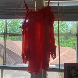 off the shoulder Stage Shirt